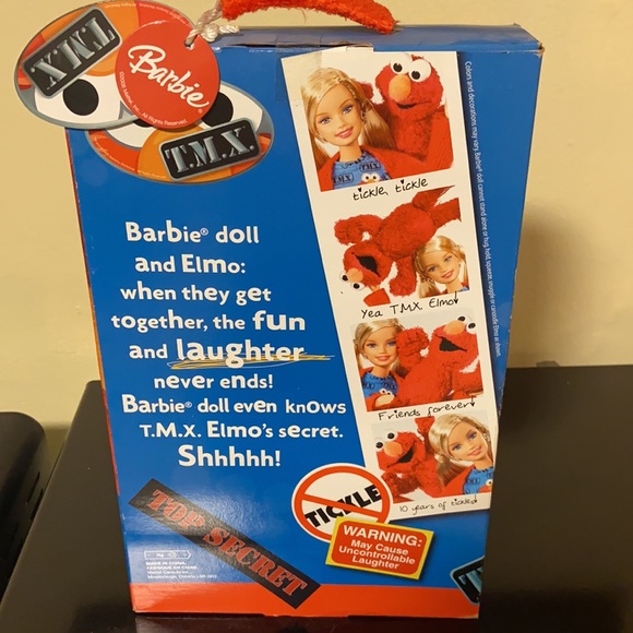 NIB Barbie & Tickle Me Elmo Elmo laughs - Picture 4 of 4